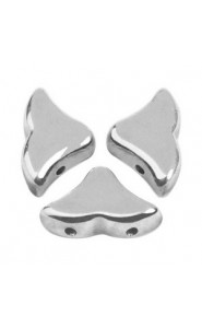 Les perles par Puca® Hélios beads Argentees/silver 00030/27000